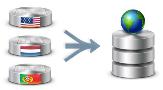 Combine all regional pedigree data into one global database table